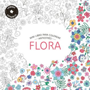 Flora. Mini libro para colorear