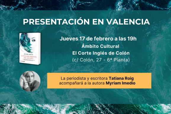 Myriam Imedio presenta La isla más remota del mundo en Valencia