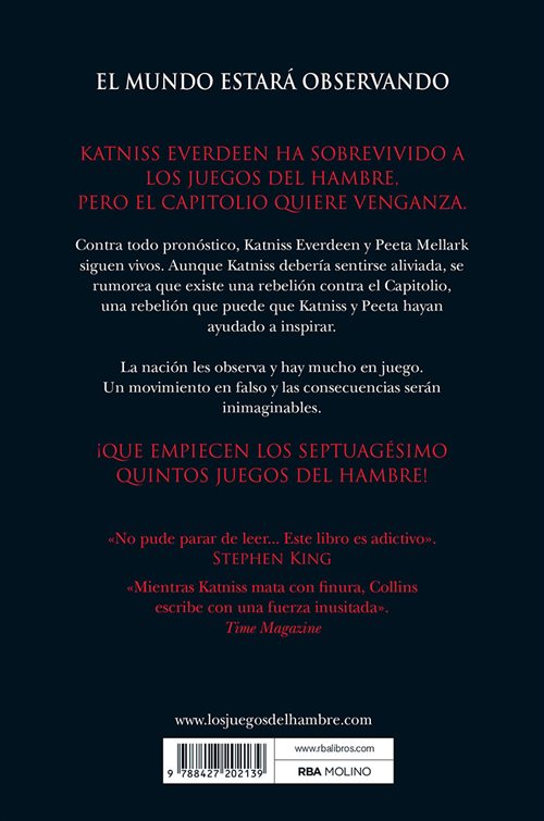 Los juegos del hambre 2. En llamas
